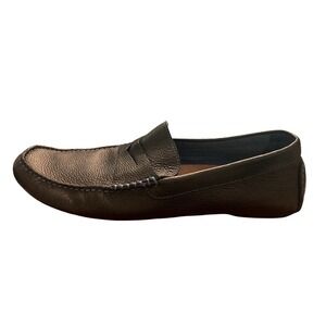 Donald Pliner Shoes Vinco 3 Men's Navy Blue‎ Leather Driving Loafers size 9.5